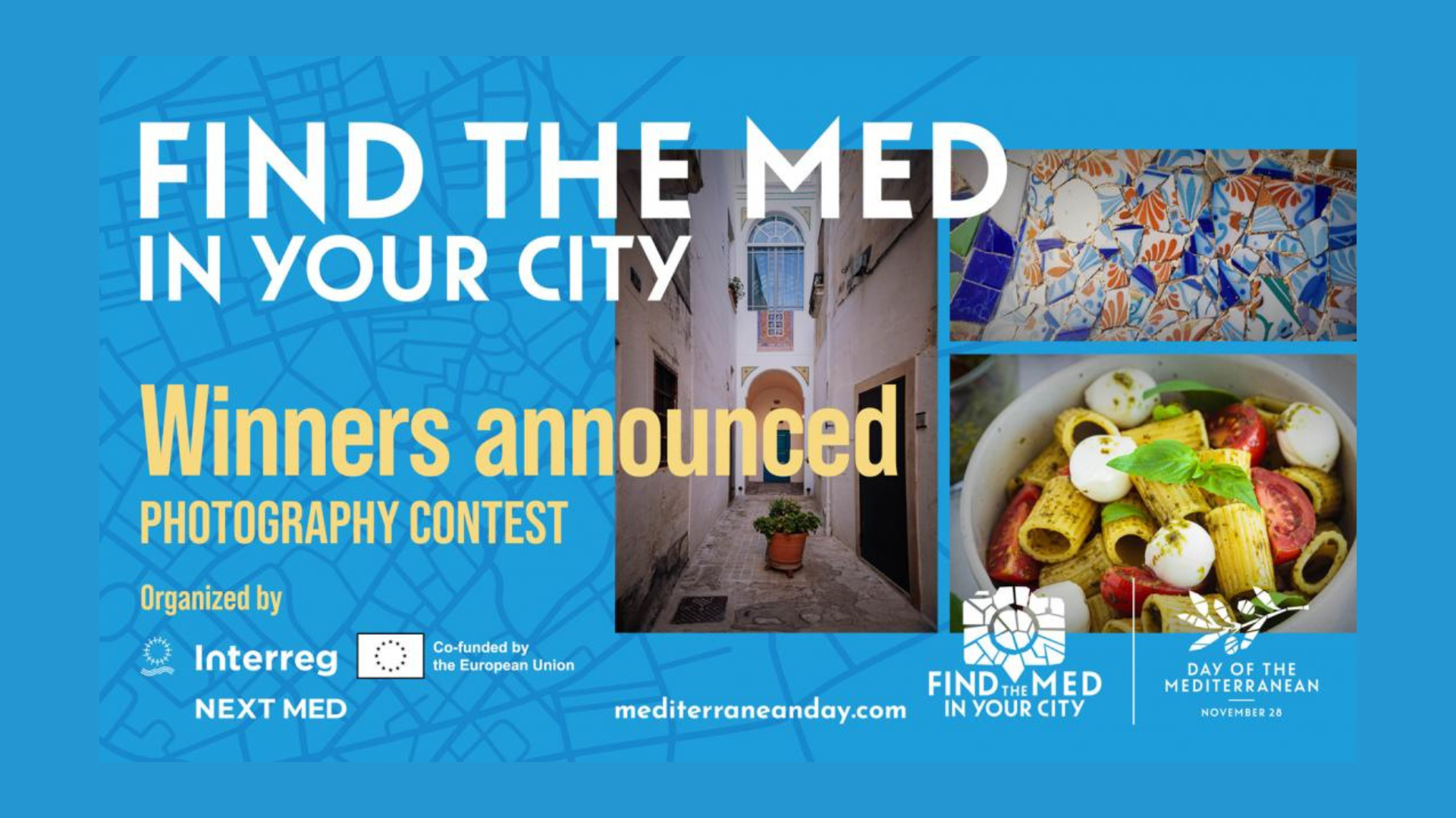 Winners revealed for “Find the Mediterranean in Your City” Photo Contest Winners revealed for “Find the Mediterranean in Your City” Photo Contest