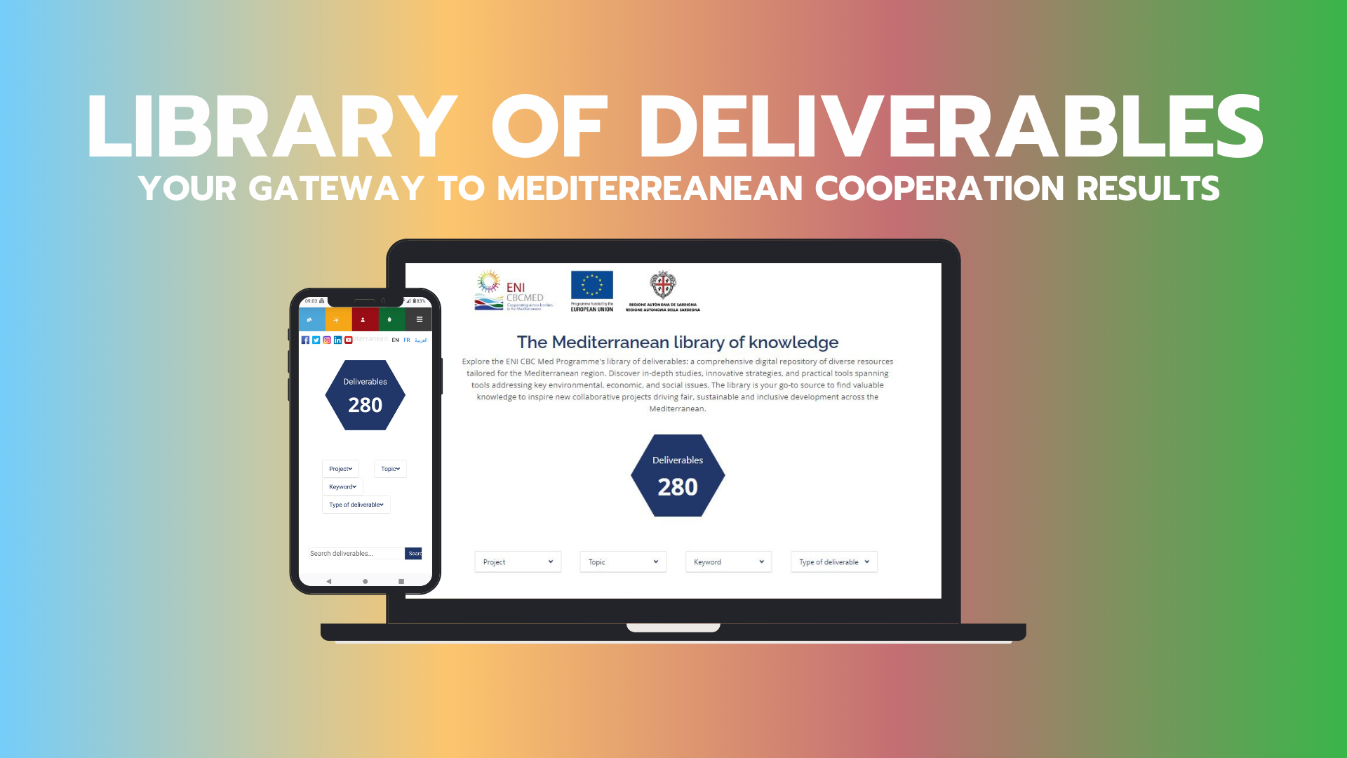 Explore the library of deliverables, your gateway to the results of ENI CBC MED Programme