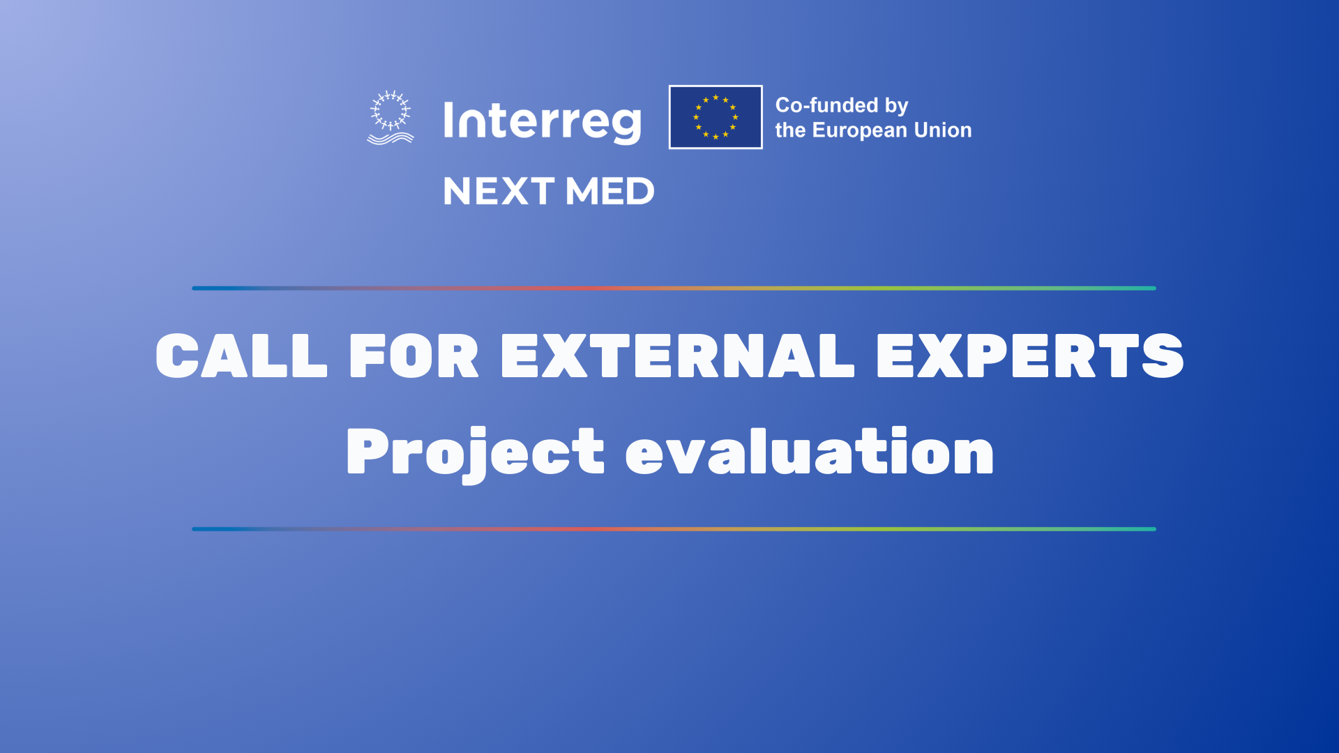 Interreg NEXT MED Programme is looking for external experts to support the evaluation of project proposals