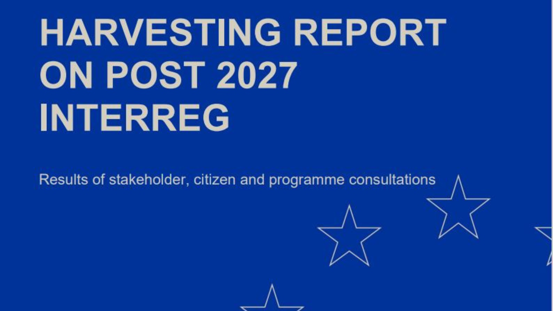 المفوضية الأوروبية تصدر تقرير الحصاد: رسم ملامح مستقبل التعاون لما بعد 2027 ضمن إطار Interreg