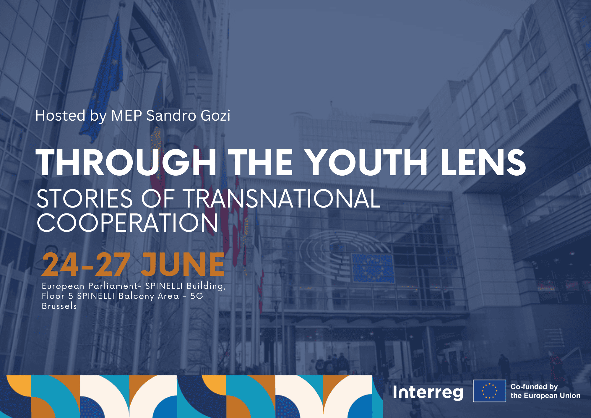 « À travers le regard des jeunes » : Interreg NEXT MED participe à l’exposition sur la coopération transnationale au Parlement européen