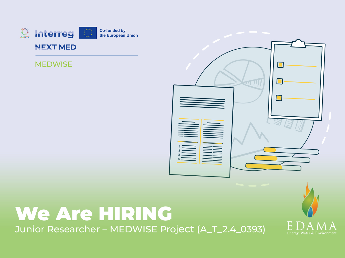 Join the Team: MEDWISE is hiring a Junior Researcher at the EDAMA association (Jordan)