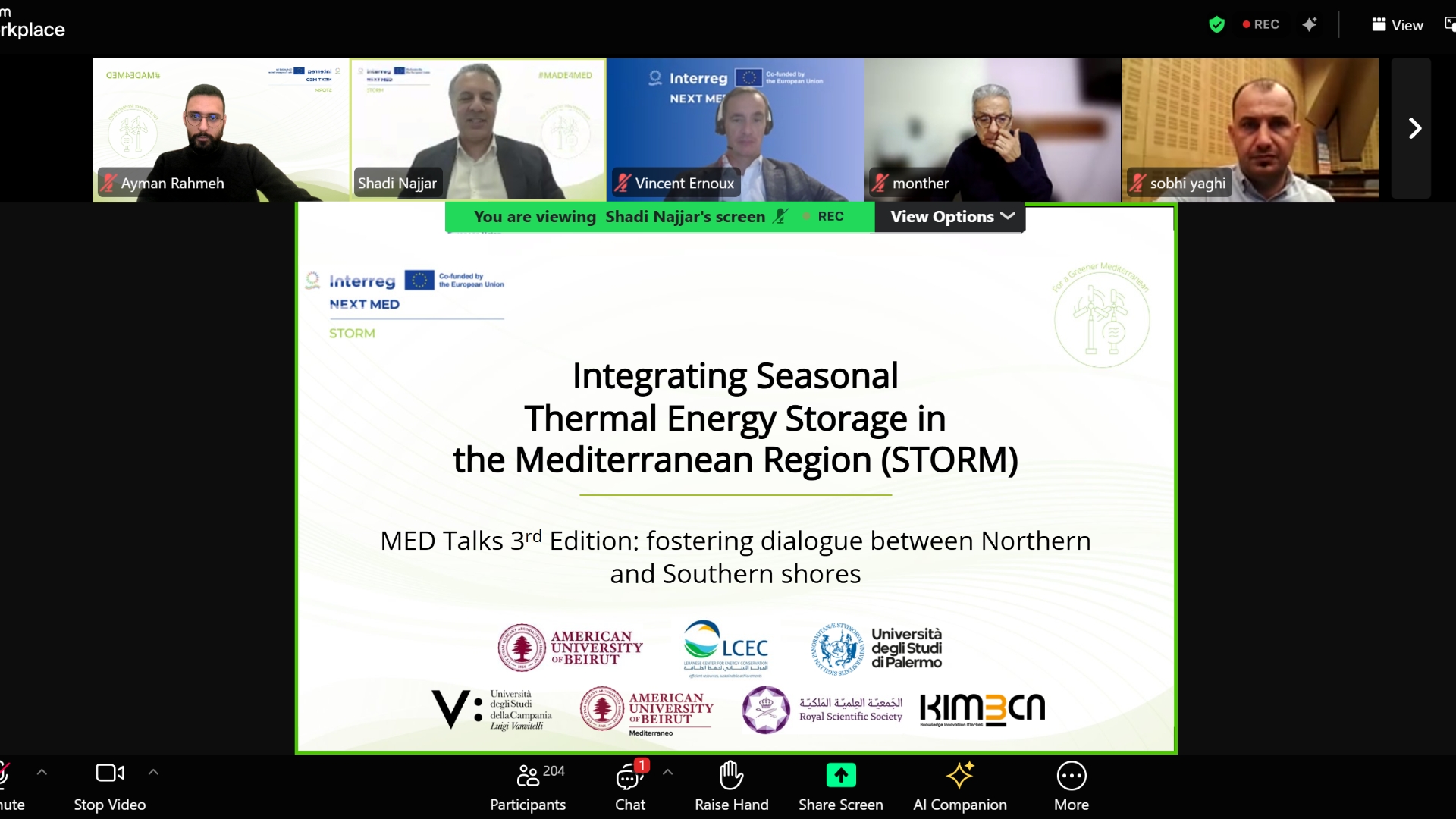 STORM Highlights the Role of Seasonal Thermal Energy Storage in Green Living Areas at MED Talks