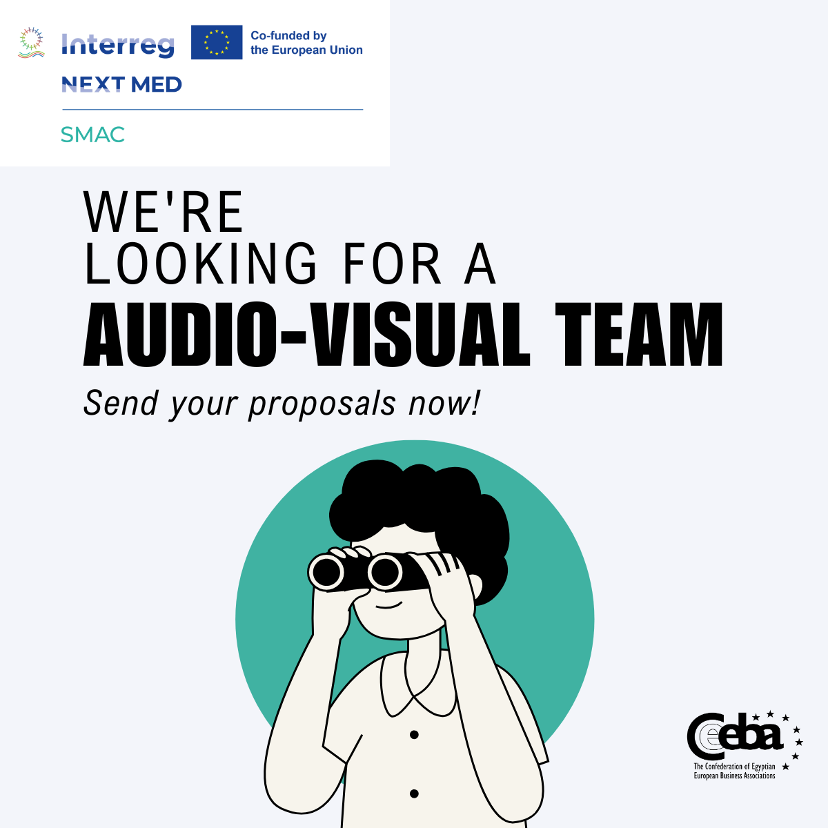 SMAC project is looking for an audiovisual team to produce a video