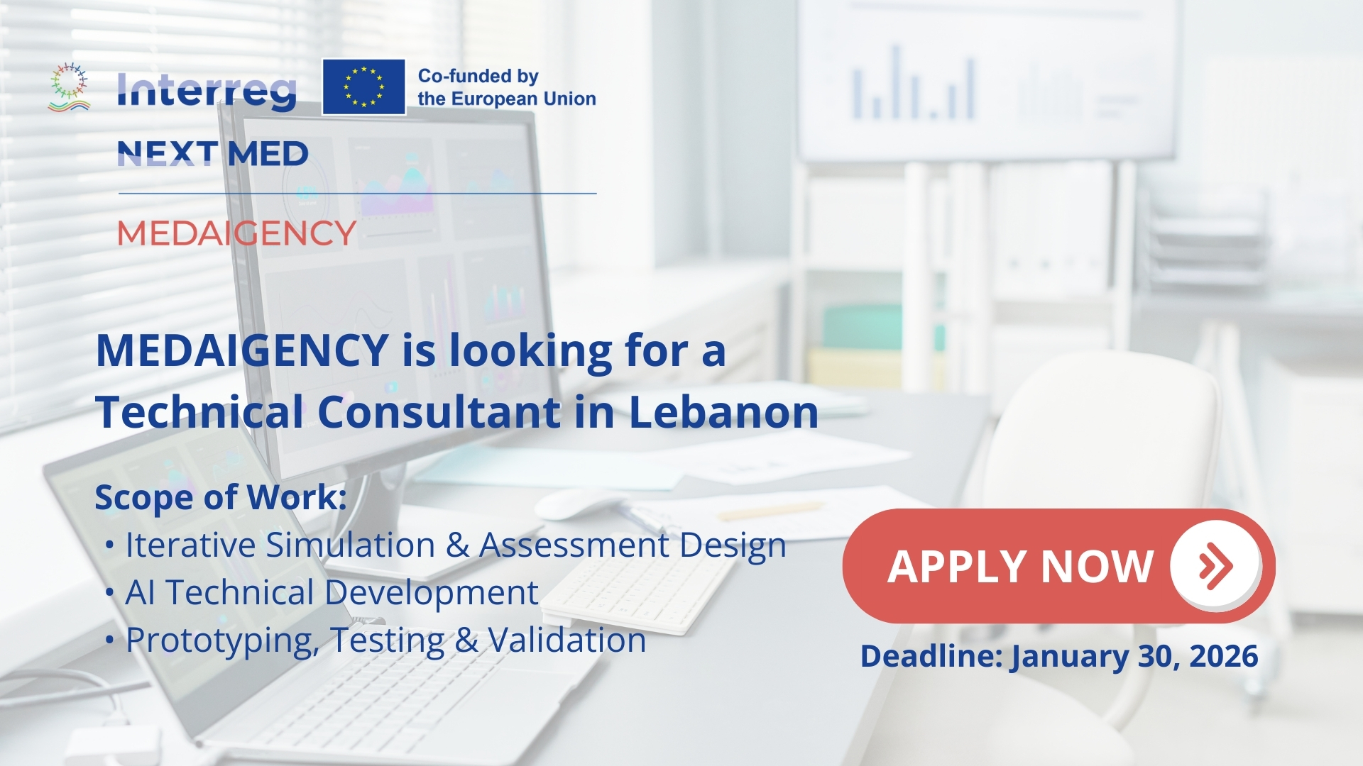 MEDAIGENCY Seeks a Technical Consultant in Lebanon