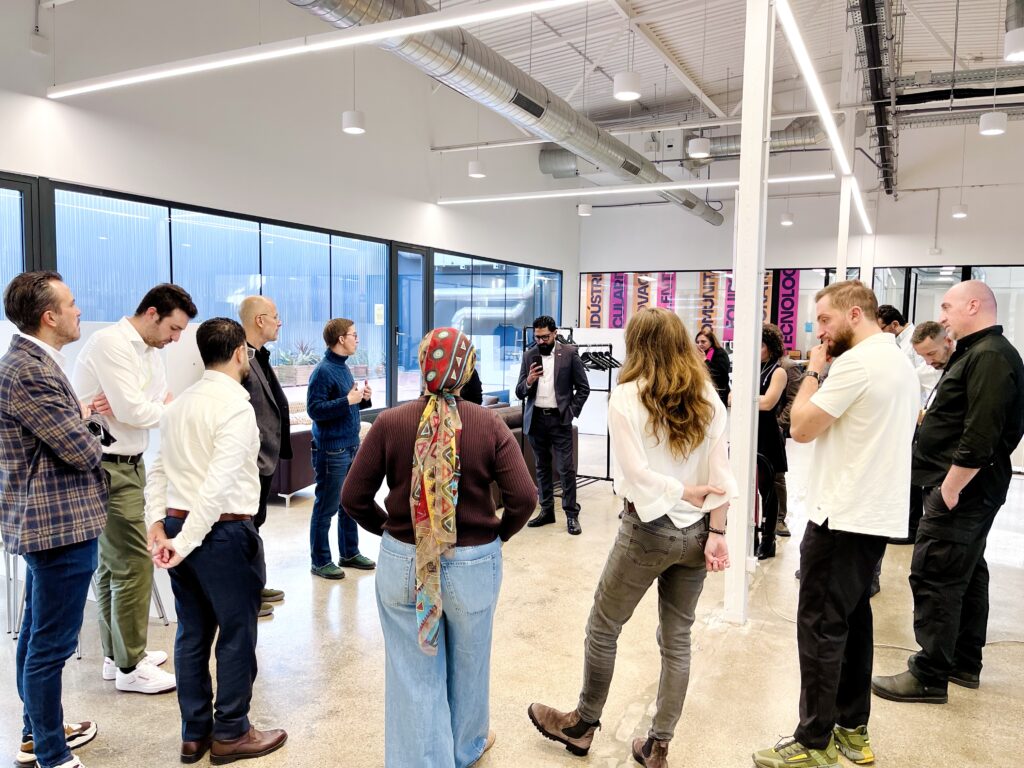 Project partners during a guided tour of the Barcelona Circular Hub (BAC)
