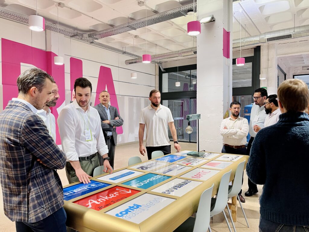 Project partners during a guided tour of the Barcelona Circular Hub (BAC)