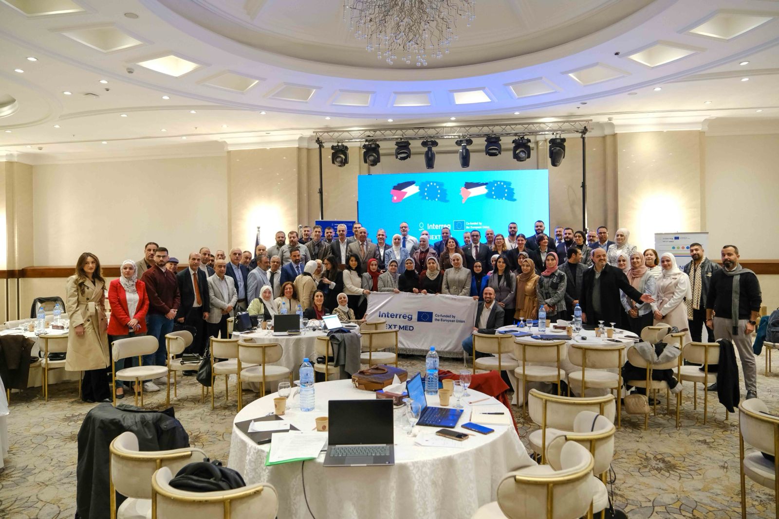 The MedRESOURCE project participated in the joint training session dedicated to the Jordanian and Palestinian projects financed by Interreg NEXT MED