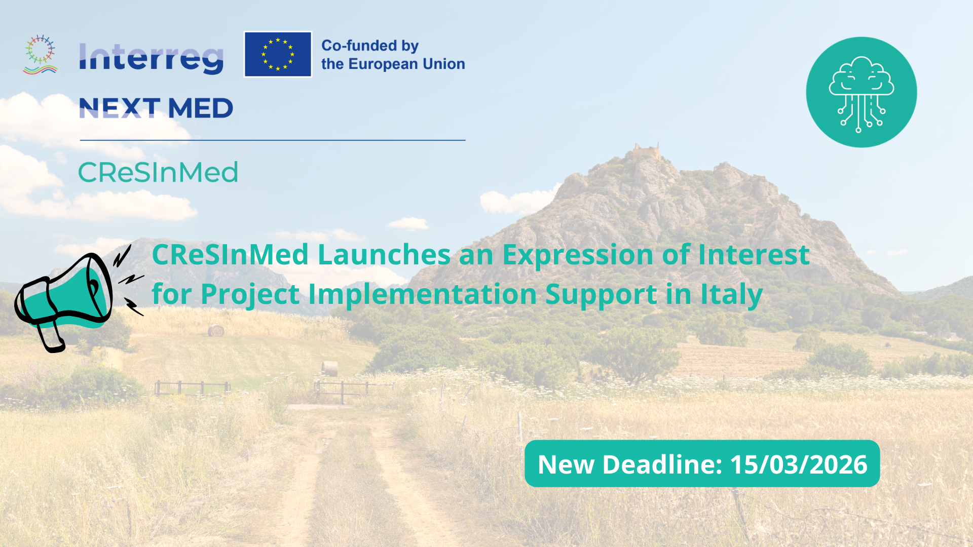 CReSInMed Launches an Expression of Interest for Project Implementation Support in Italy