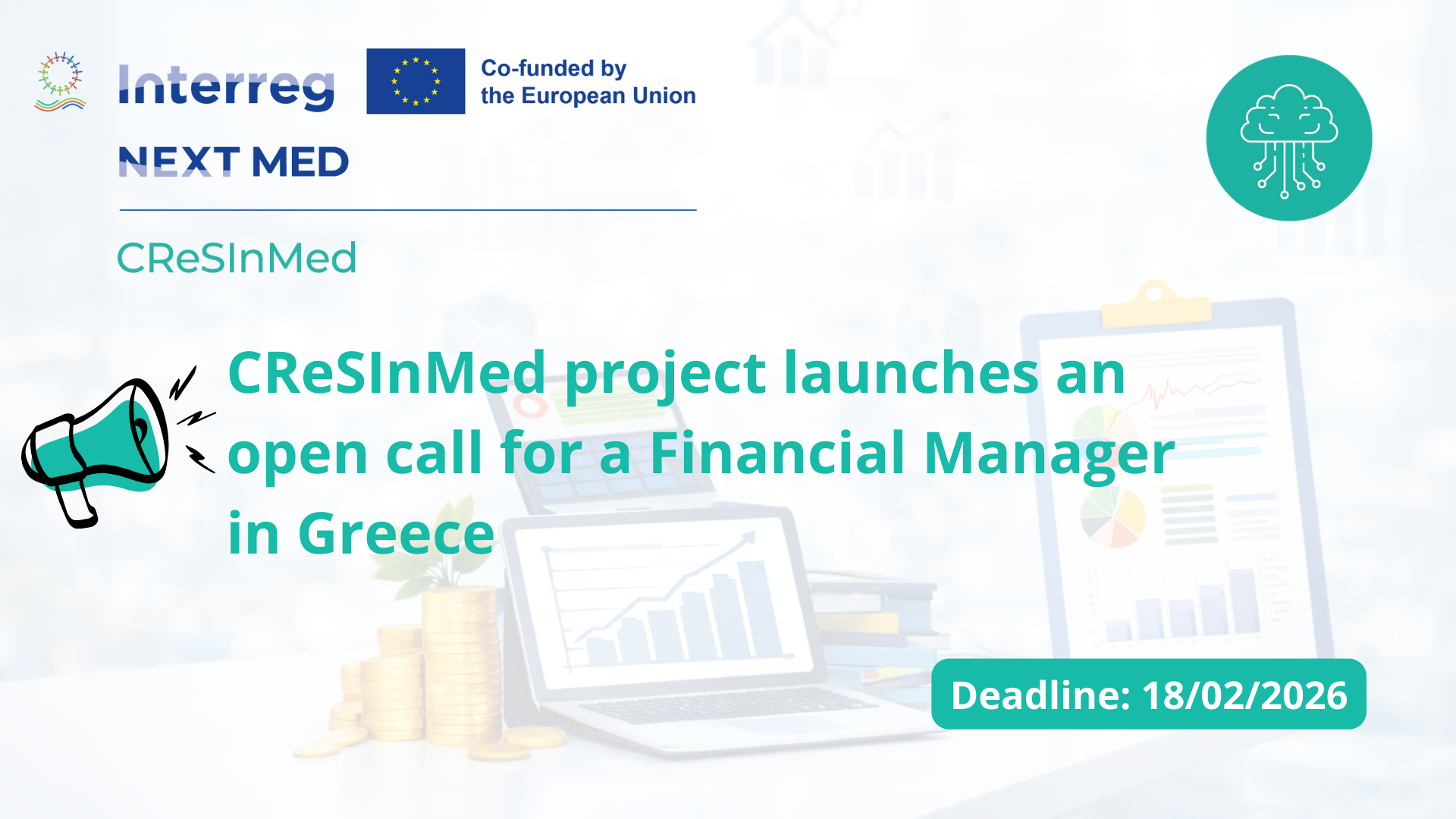 CReSInMed project launches an open call for a Financial Manager in Greece