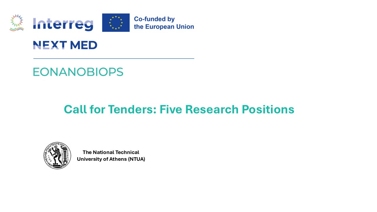 EONANOBIOPS Seeks Five Research Positions in Greece