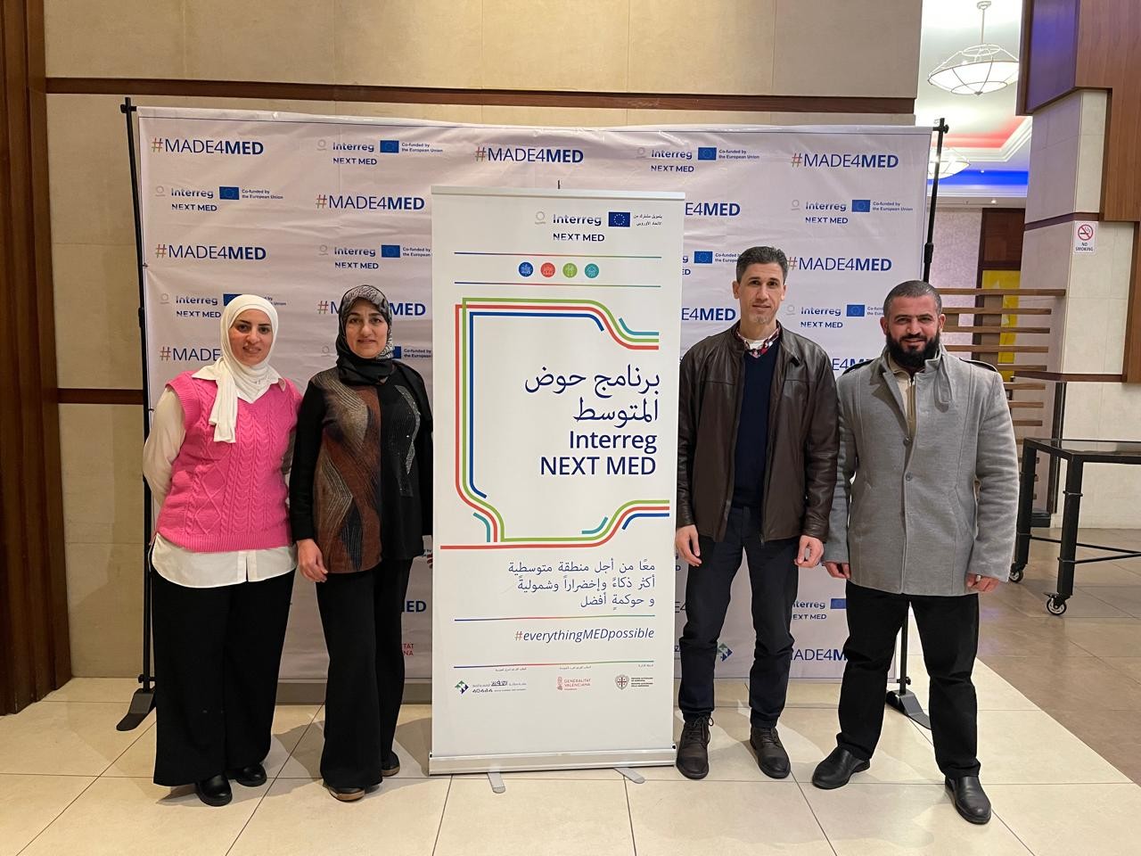 ReTour representatives joined the Interreg NEXT MED training for winning projects from Jordan and Palestine