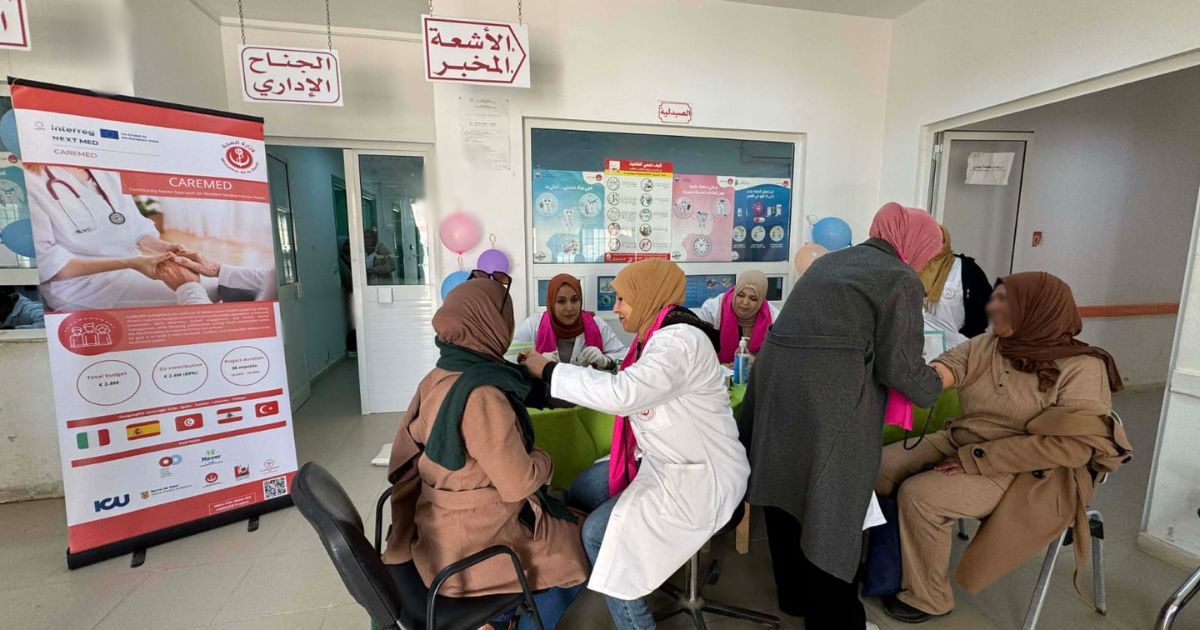 CAREMED promotes prevention and early screening activities in Sidi Bouzid, Tunisia