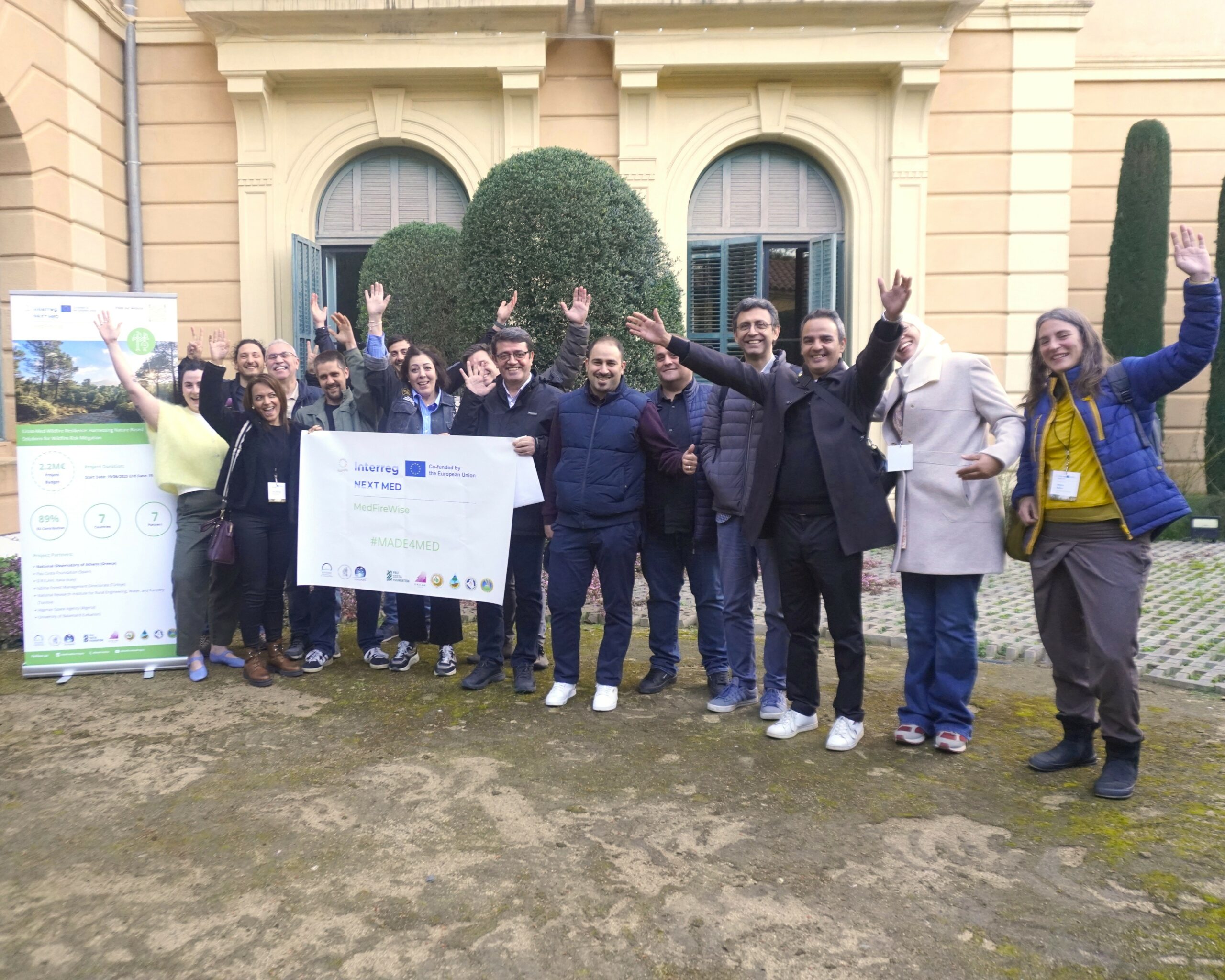 MedFireWise: partners meet in Barcelona to plan wildfire prevention