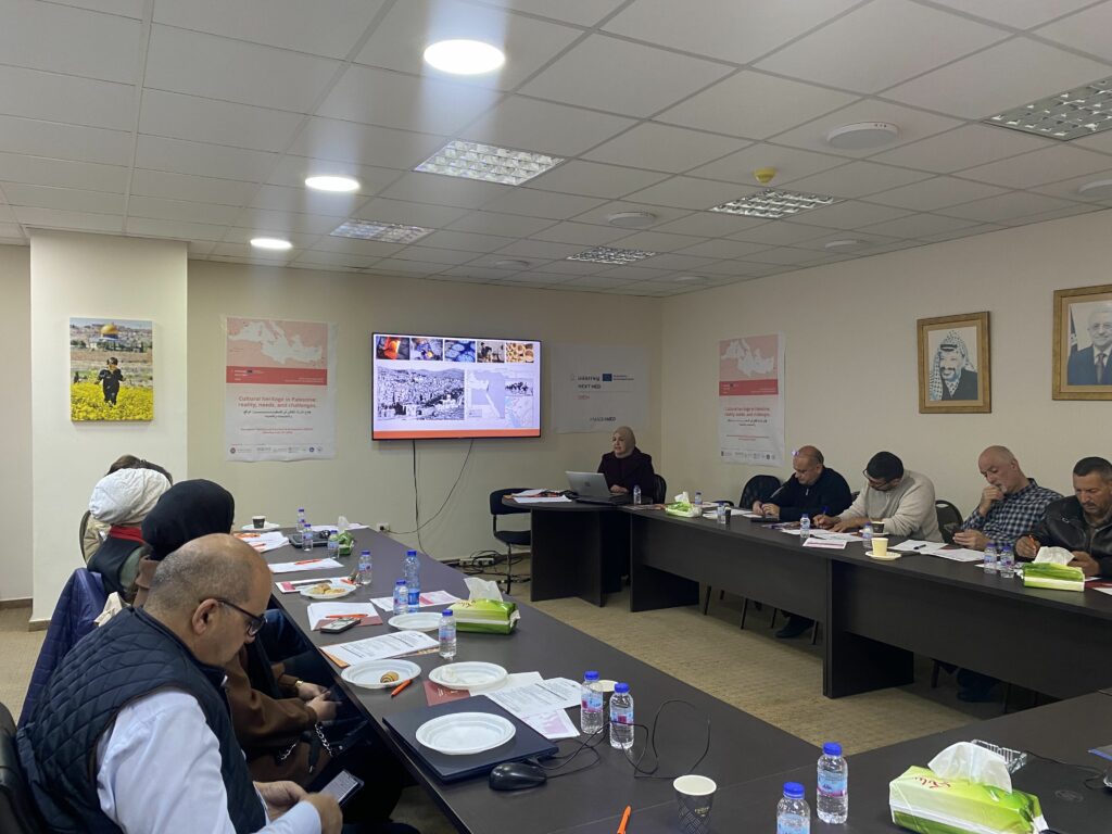 DIEM Workshop at the Palestinian Ministry of Tourism and Antiquities (MOTA) in Ramallah