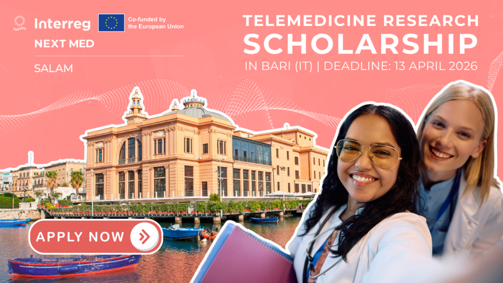 Join SALAM: a new telemedicine research scholarship is open at Polytechnic of Bari